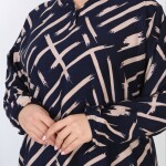 Tunikteks pamuklu yumuşak belmando rahat kumaş dokuma Tunik